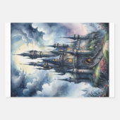 3 Medieval fantasy horror castles -  Inpakpapier Vel (Voorkant 3)