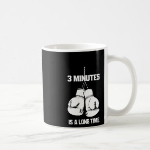 3 minuten is een lange tijd grappige boksen kickbo koffiemok