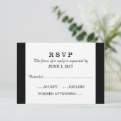 3 Modèle de carte RSVP (Debout devant)