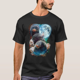 3 Moon Mole Moles Graphic Animal T-shirt