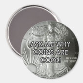 3"Muntmagneet Magneet (Voorkant / Achterkant)