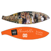 3 Naam en nummer van de foto-logo-speler Basketbal (Panelen)