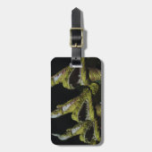 3 Nagas bij nacht Bagagelabel (Voorkant verticaal)