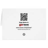 3 Nagas bij nacht Kaart (Achterkant Horizontaal)