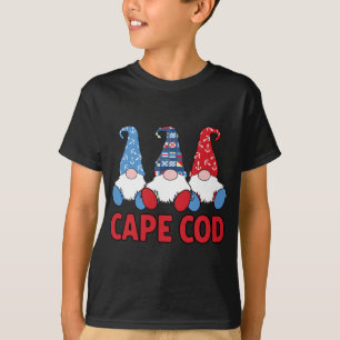 3 Nautisch Zeilen Nauti Gnomen Cape Cod MA De CA T-shirt