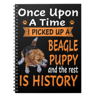 3 One Upon a Time Beagle Puppy Notitieboek