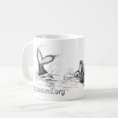 3 Orcas die fundamentele Mok spelen (Voorkant links)