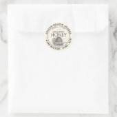 3 OZ CREAMED Honey Label Hand Bottled Raw (Tas)