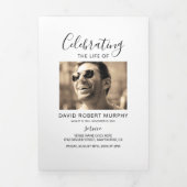 3 Page Ordre de service funéraire | Programme mémo (Page de couverture)