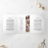 3 Page Ordre des funérailles | Programme commémora (Intérieur)