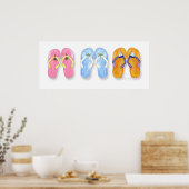 3 Paires de Flip-Flops Posters & Prints (Cuisine)