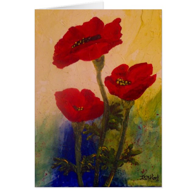 3 papavers (Voorkant)