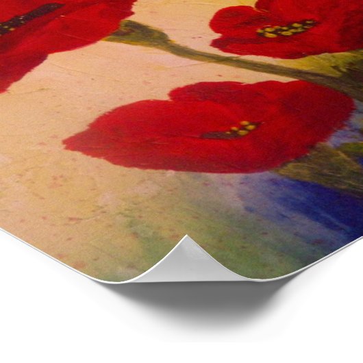 3 papavers poster (Hoek)
