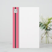 (3) Papeterie rayée Monogramme Classique (Debout devant)
