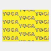 3 Papier à enveloppement Yoga Aquarelle originale (Devant 2)