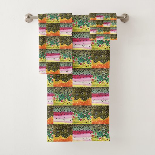 3 peaux de truite des peintures (En situation)