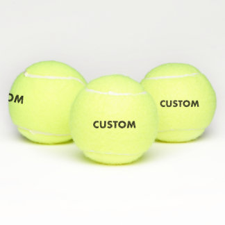 3 Personalized Custom Tennis Balls Blank Template Tennisballen