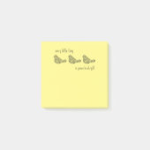 3 Petits oiseaux Notes post-it (Devant)