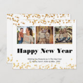 3 Photo Bonne Carte Nouvel An (Devant / Derrière)