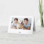 3 PHOTO Cartes de Noël à l'aquarelle Cardinal Roug (Dos)