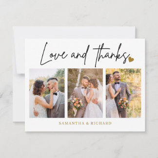 3 Photo Collage Amour Et Merci Mariage