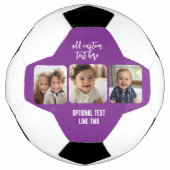 3 Photo Collage avec script de rebond tendance - v (Devant)