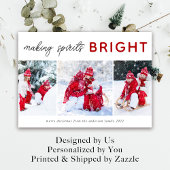 3 Photo Collage Carte de Noël | Esprits brillants