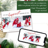 3 Photo Collage Carte de Noël | Saison la plus heu