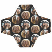 3 Photo Collage Motif demi-brique - cercle noir (Plat)