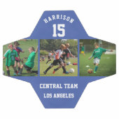 3 Photo Collecteur Nom et numéro d'équipe bleu (Plat)