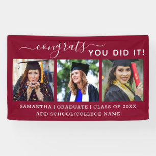 3 Photo Congrats Afstudeerder 2022 Afstuderen Bur Spandoek