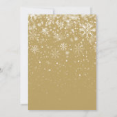 3 Photo Gold Script Joyeux Noël Carte de vacances (Dos)