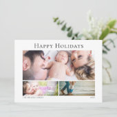 3 photo grille de collage horizontale Carte de Noë (Debout devant)