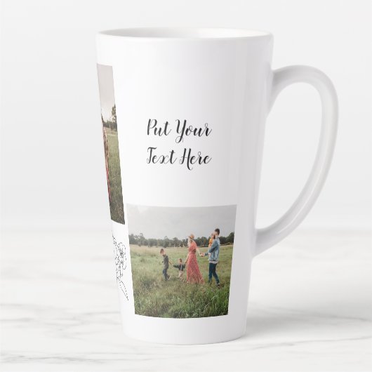 3 Photo personnalisée Mug café (Droite)