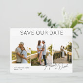 3 Photo QR Code Mariage Enregistrer la carte Date (Debout devant)