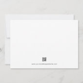 3 Photo QR Code Mariage Enregistrer la carte Date (Dos)