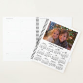 3 Photo White and Black 2026 Calendar (Devant avec enveloppe)