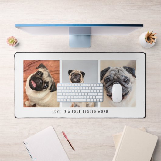 3 Photos Animaux De Compagnie L'Amour Est Un Mot D (Bureau 1)