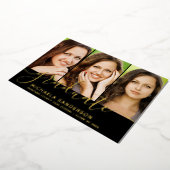 3 Photos Collage photo Faire-part de graduation (Rotation)