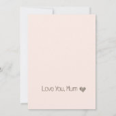 3 Photos Collages de la carte de Fête des Mères (Dos)