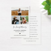 3 Photos Collections Funéraires Cartes de prières (Bureau)