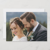 3 Photos Mariages Merci de police esquissé (Dos)