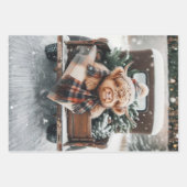3 Piece Wrapping Paper Decoupage Highland Cow (Voorkant)