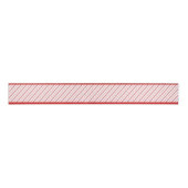 3" Pink and Red Candy Cane Pinstripe Xmas Pattern Grosgrain Lint (Voorkant)