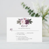 #3 Plum violet Pink Peonies Bouquet Menu Choix (Debout devant)