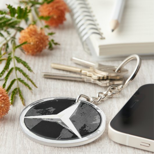 ~3 Pointed Star~ SLEUTELHANGER, AANGEPAST IT! Sleutelhanger (Voorkant Rechts)