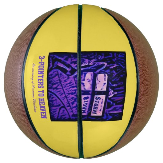 3-pointers naar de hemel basketbal (Verticaal)