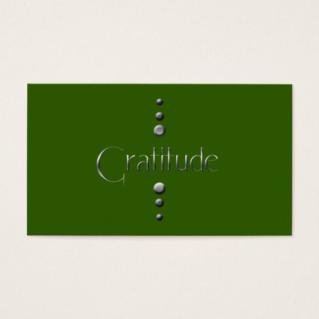 3 points Argent Bloc Gratitude et Arrière - plan v (Devant)