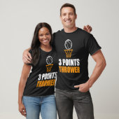 3 Points Thrower I Basketball T-shirt (Unisex)