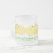 3 poussins de bébé (voir-à travers la tasse (Devant gauche)